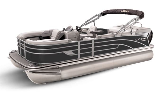 Lowe Boats SS 230 Black Metallic Exterior Grey Upholstery with Mono Chrome Accents