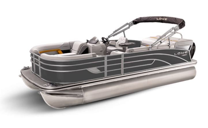 Lowe Boats SS 230 Charcoal Metallic Exterior Grey Upholstery with Orange Accents