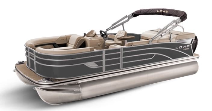 Lowe Boats SS 230 Charcoal Metallic Exterior Tan Upholstery with Mono Chrome Accents