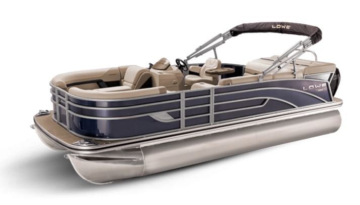 Lowe Boats SS 230 Indigo Metallic Exterior Tan Upholstery with Mono Chrome Accents
