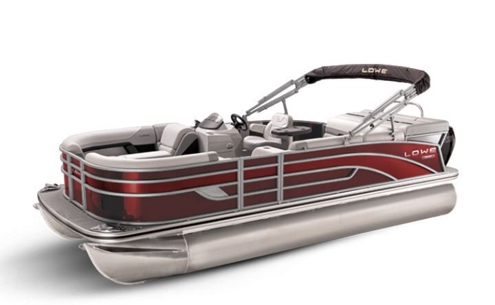 Lowe Boats SS 230 Wineberry Metallic Exterior Grey Upholstery with Mono Chrome Accents