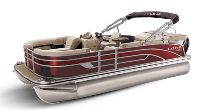 Lowe Boats SS 230 Wineberry Metallic Exterior Tan Upholstery with Mono Chrome Accents