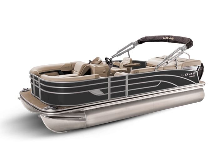 Lowe Boats SS 210 Black Metallic Exterior Tan Upholstery with Mono Chrome Accents