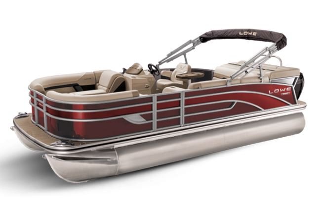 Lowe Boats SS 210 Wineberry Metallic Exterior Tan Upholstery with Mono Chrome Accents