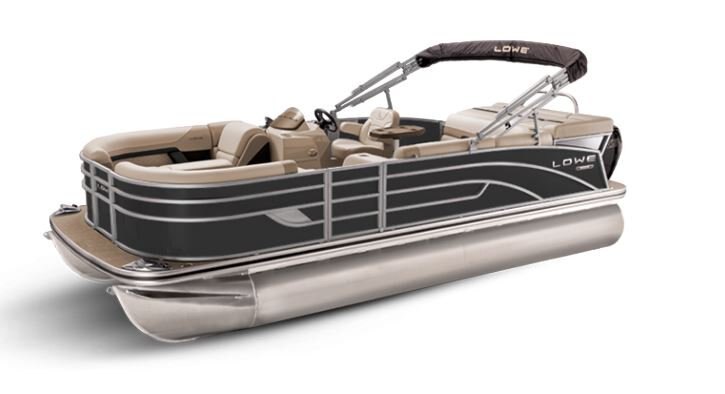 Lowe Boats SS 190 Black Metallic Exterior Tan Upholstery with Mono Chrome Accents