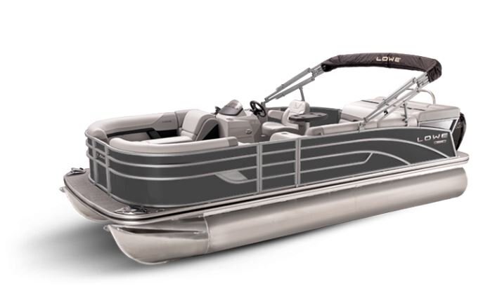 Lowe Boats SS 190 Charcoal Metallic Exterior Grey Upholstery with Mono Chrome Accents