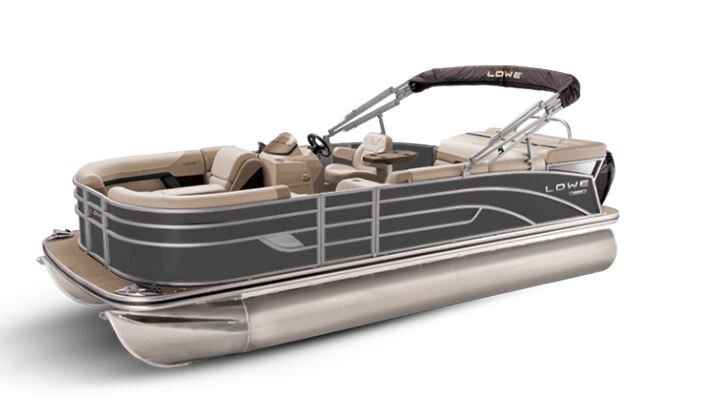 Lowe Boats SS 190 Charcoal Metallic Exterior Tan Upholstery with Mono Chrome Accents
