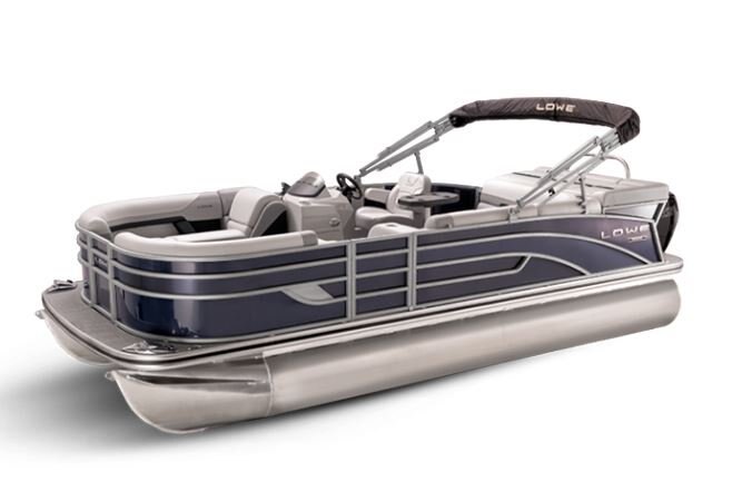 Lowe Boats SS 190 Indigo Blue Metallic Exterior Grey Upholstery with Mono Chrome Accents