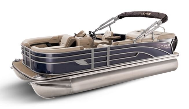 Lowe Boats SS 190 Indigo Metallic Exterior Tan Upholstery with Mono Chrome Accents