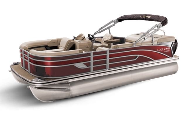 Lowe Boats SS 190 Wineberry Metallic Exterior Tan Upholstery with Mono Chrome Accents