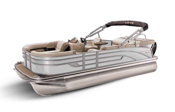 Lowe Boats SS 190 White Metallic Exterior - Tan Upholstery with Mono Chrome Accents