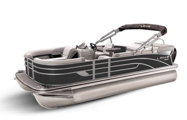 Lowe Boats SS 170 Black Metallic Exterior Grey Upholstery with Mono Chrome Accents