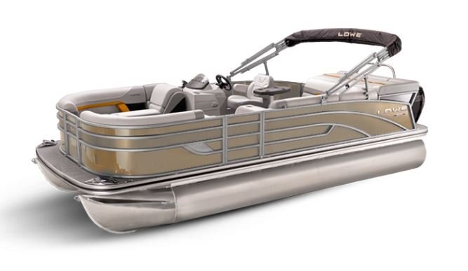 Lowe Boats SS 170 Caribou Metallic Exterior Grey Upholstery with Orange Accents