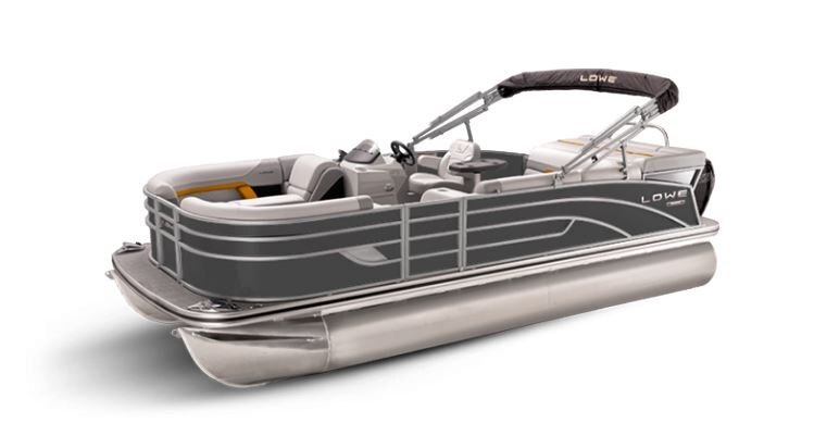 Lowe Boats SS 170 Charcoal Metallic Exterior - Grey Upholstery with Orange Accents