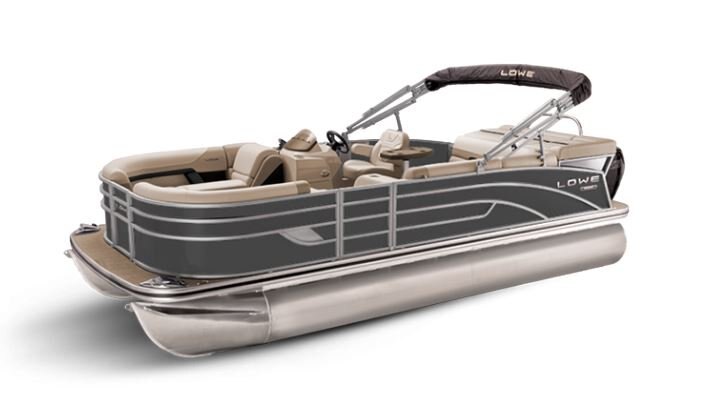 Lowe Boats SS 170 Charcoal Metallic Exterior Tan Upholstery with Mono Chrome Accents