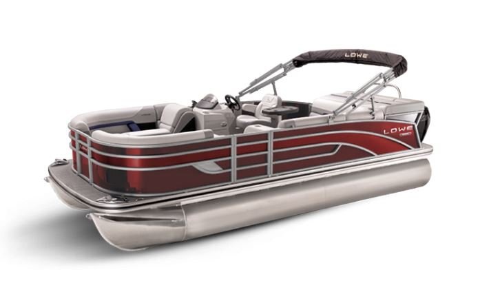 Lowe Boats SS 170 Wineberry Metallic Exterior Grey Upholstery with Blue Accents