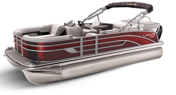 Lowe Boats SS 170 Wineberry Metallic Exterior Grey Upholstery with Mono Chrome Accents