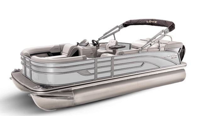 Lowe Boats SS 170 White Metallic Exterior Grey Upholstery with Mono Chrome Accents