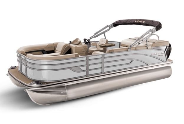 Lowe Boats SS 170 White Metallic Exterior - Tan Upholstery with Mono Chrome Accents