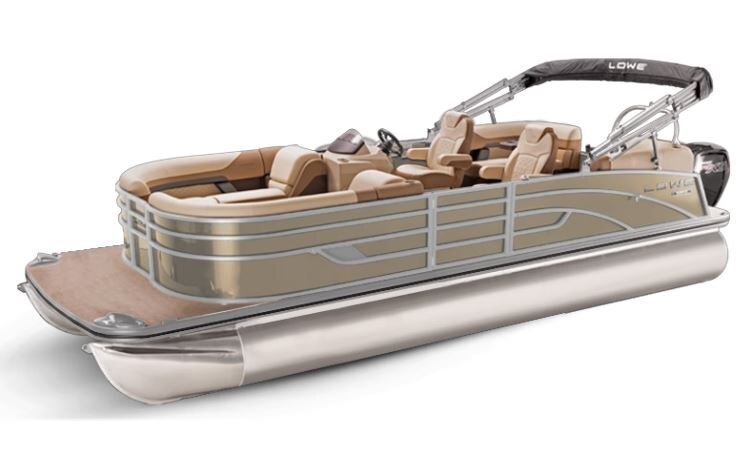 Lowe Boats SS 270 EWT Caribou Metallic Exterior Tan Upholstery with Mono Chrome Accents