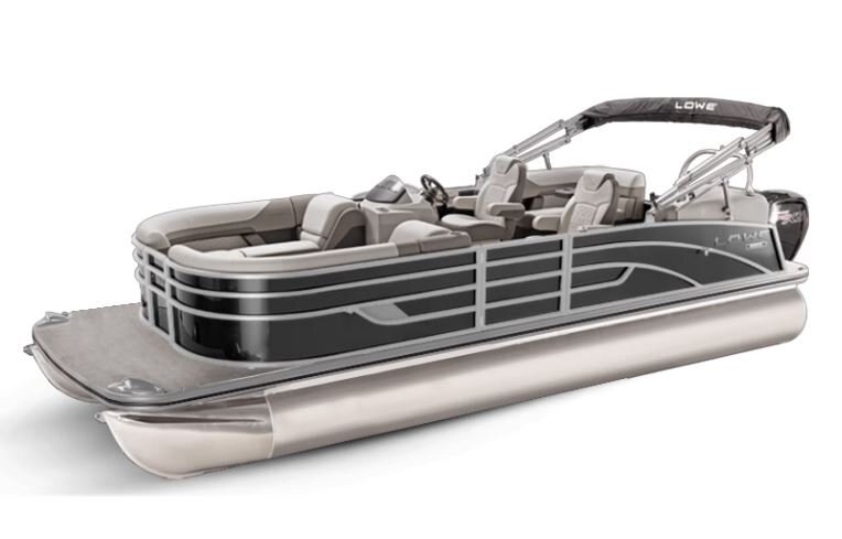 Lowe Boats SS 270 EWT Charcoal Metallic Exterior Grey Upholstery with Mono Chrome Accents