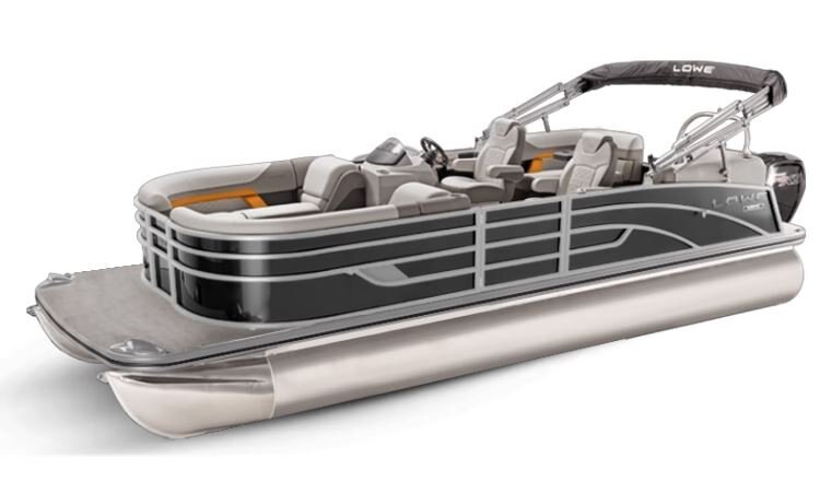 Lowe Boats SS 270 EWT Charcoal Metallic Exterior - Grey Upholstery with Orange Accents