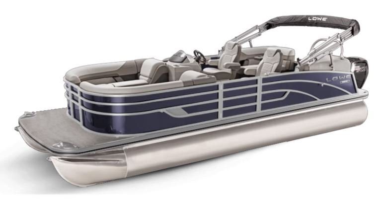 Lowe Boats SS 270 EWT Indigo Blue Metallic Exterior Grey Upholstery with Mono Chrome Accents