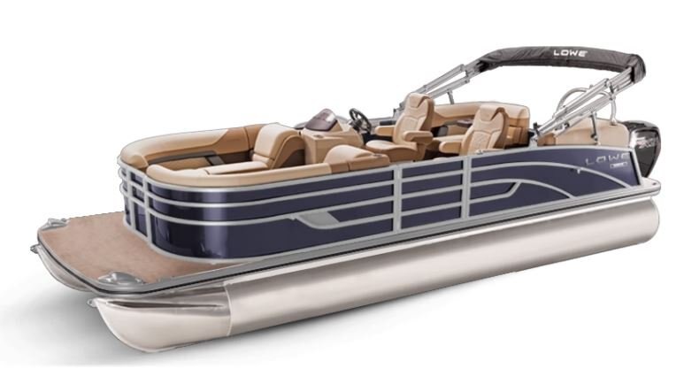 Lowe Boats SS 270 EWT Indigo Metallic Exterior Tan Upholstery with Mono Chrome Accents