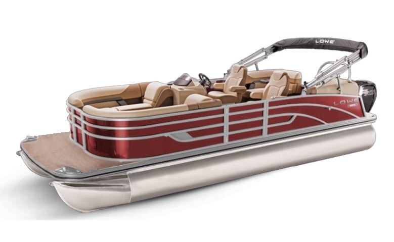 Lowe Boats SS 270 EWT Wineberry Metallic Exterior Tan Upholstery with Mono Chrome Accents