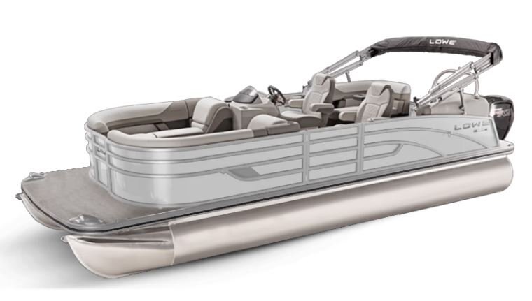 Lowe Boats SS 270 EWT White Metallic Exterior - Grey Upholstery with Mono Chrome Accents