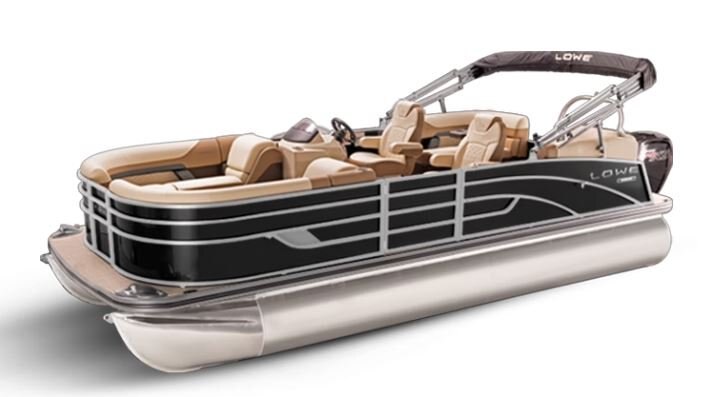 Lowe Boats SS 250 WT Black Metallic Exterior - Tan Upholstery with Mono Chrome Accents