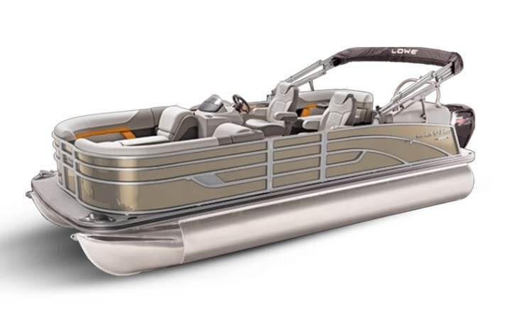 Lowe Boats SS 250 WT Caribou Metallic Exterior - Grey Upholstery with Orange Accents