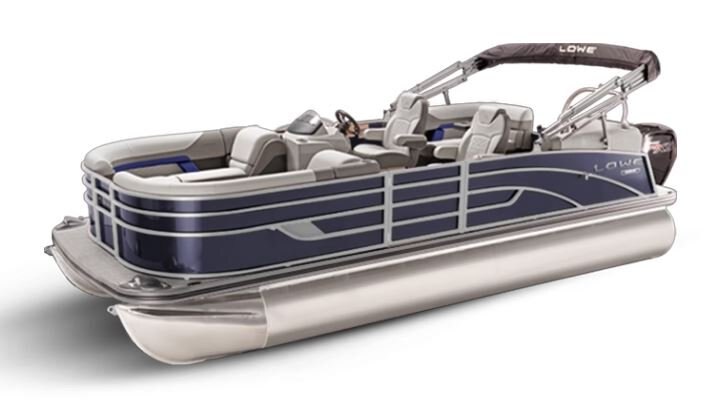 Lowe Boats SS 250 WT Indigo Metallic Exterior - Grey Upholstery with Blue Accents