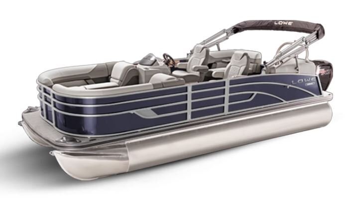 Lowe Boats SS 250 WT Indigo Blue Metallic Exterior Grey Upholstery with Mono Chrome Accents