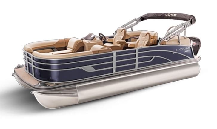 Lowe Boats SS 250 WT Indigo Metallic Exterior - Tan Upholstery with Mono Chrome Accents