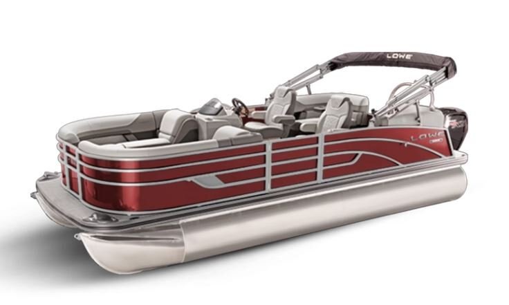 Lowe Boats SS 250 WT Wineberry Metallic Exterior Grey Upholstery with Mono Chrome Accents