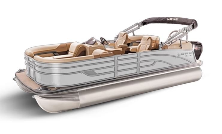 Lowe Boats SS 250 WT White Metallic Exterior - Tan Upholstery with Mono Chrome Accents