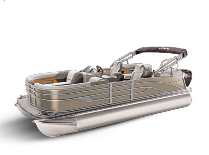 Lowe Boats SS 230 WT Caribou Metallic Exterior Grey Upholstery with Orange Accents