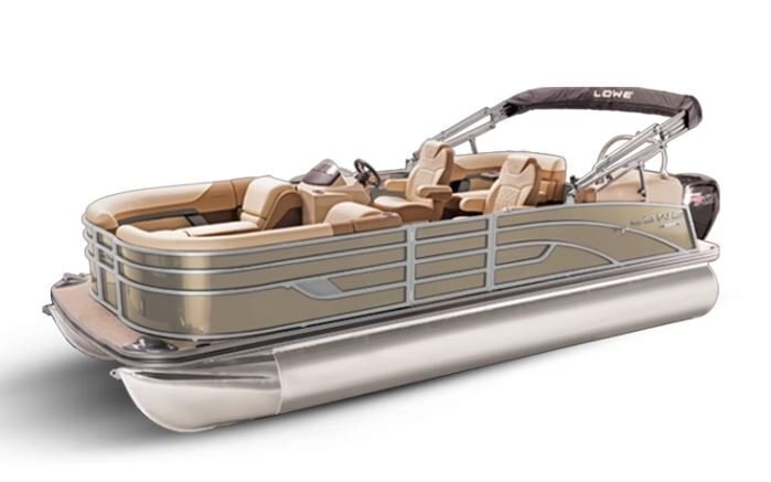 Lowe Boats SS 230 WT Caribou Metallic Exterior - Tan Upholstery with Mono Chrome Accents