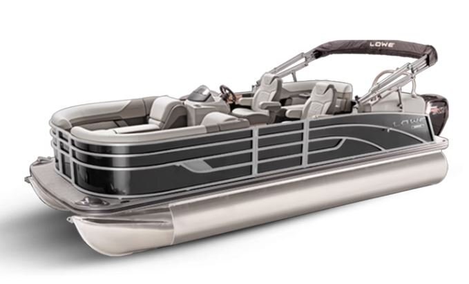 Lowe Boats SS 230 WT Charcoal Metallic Exterior Grey Upholstery with Mono Chrome Accents