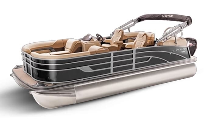 Lowe Boats SS 230 WT Charcoal Metallic Exterior - Tan Upholstery with Mono Chrome Accents