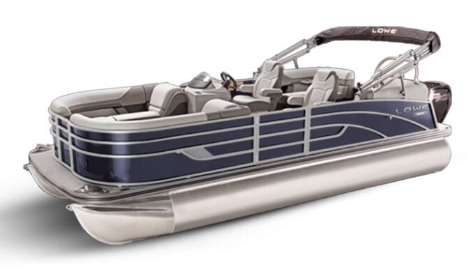 Lowe Boats SS 230 WT Indigo Blue Metallic Exterior Grey Upholstery with Mono Chrome Accents