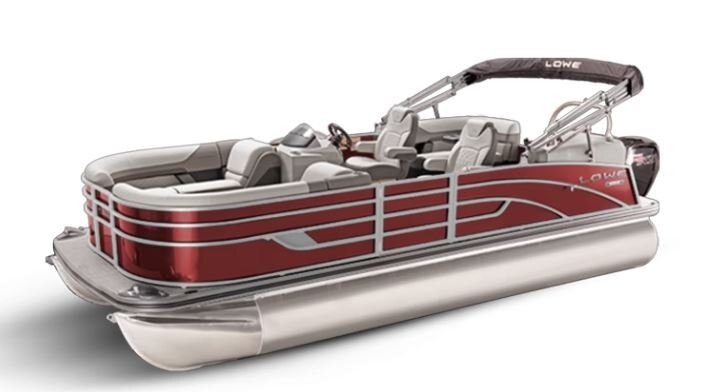 Lowe Boats SS 230 WT Wineberry Metallic Exterior Grey Upholstery with Mono Chrome Accents