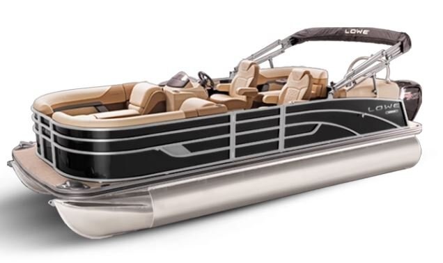 Lowe Boats SS 210 WT Black Metallic Exterior - Tan Upholstery with Mono Chrome Accents