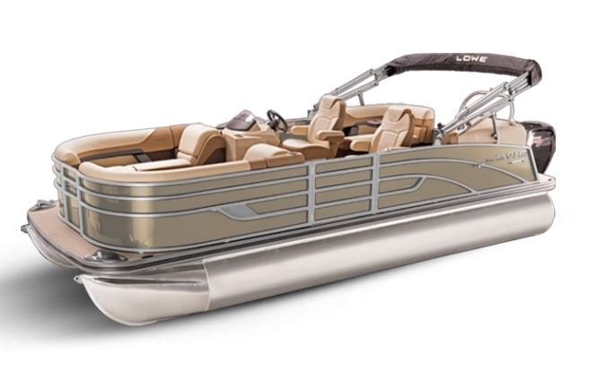 Lowe Boats SS 210 WT Caribou Metallic Exterior - Tan Upholstery with Mono Chrome Accents
