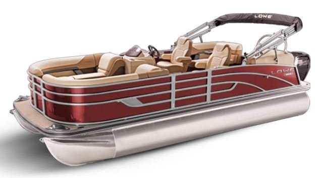 Lowe Boats SS 210 WT Wineberry Metallic Exterior - Tan Upholstery with Mono Chrome Accents
