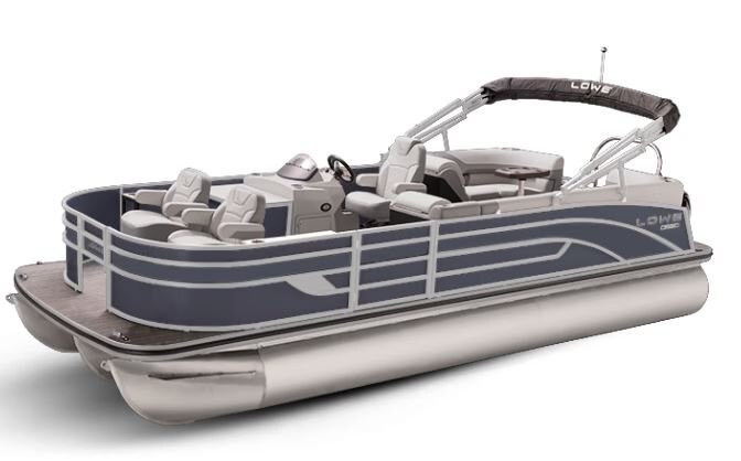 Lowe Boats SF 232 WALK THRU Indigo Blue Metallic Exterior - Grey Upholstery with Mono Chrome Accents