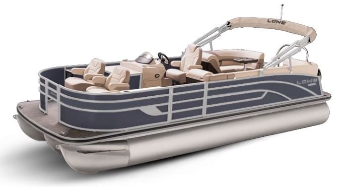 Lowe Boats SF 232 WALK THRU Indigo Metallic Exterior - Tan Upholstery with Mono Chrome Accents