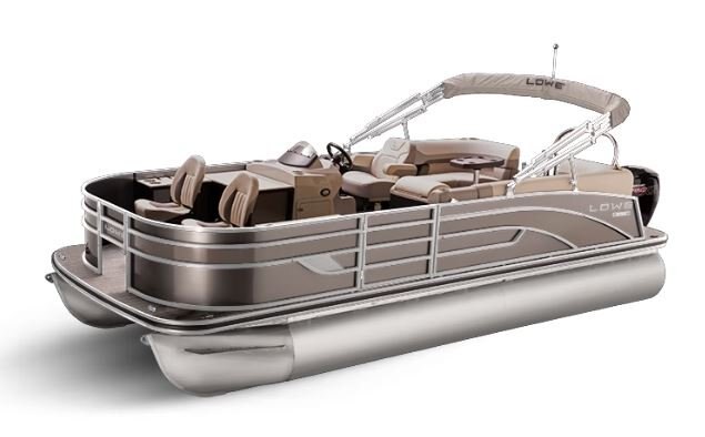 Lowe Boats SF 212 WALK THRU Caribou Metallic Exterior Tan Upholstery with Mono Chrome Accents