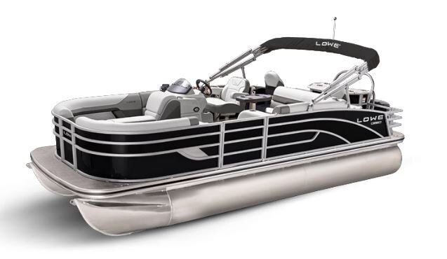 Lowe Boats SF232 Black Metallic Exterior - Grey Upholstery with Mono Chrome Accents